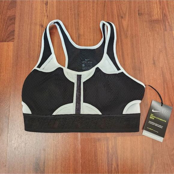 NIKE NEW ULTRABREATHE SWOOSH BRA SIZE SMALL - Picture 2 of 8